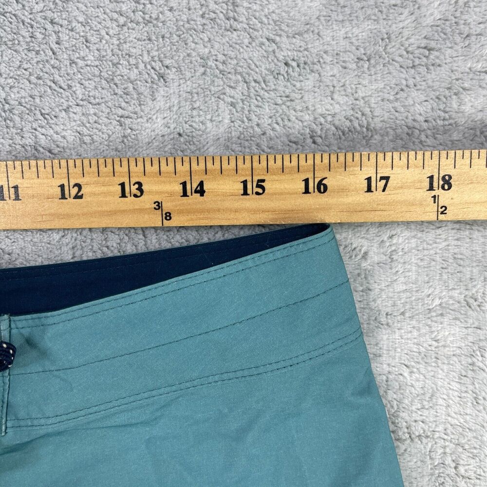 Billabong Board Shorts Men 32 Teal All Day Pro Recycler Striped Performance Surf - Picture 10 of 13